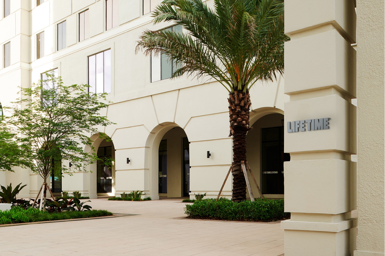 exteior shot of life time Coral Gables