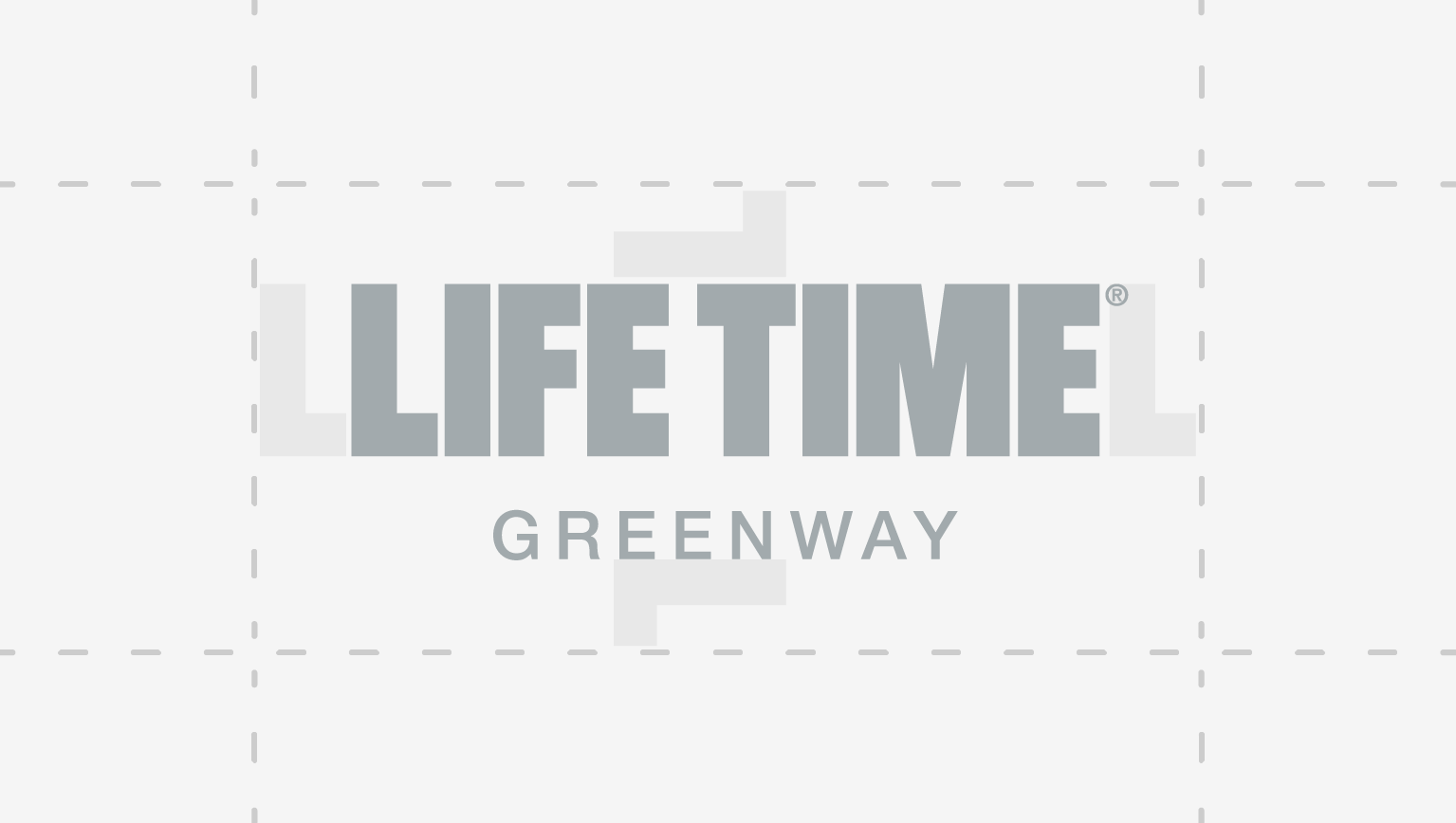 Silver Life Time Greenway shown with spacing lines around it