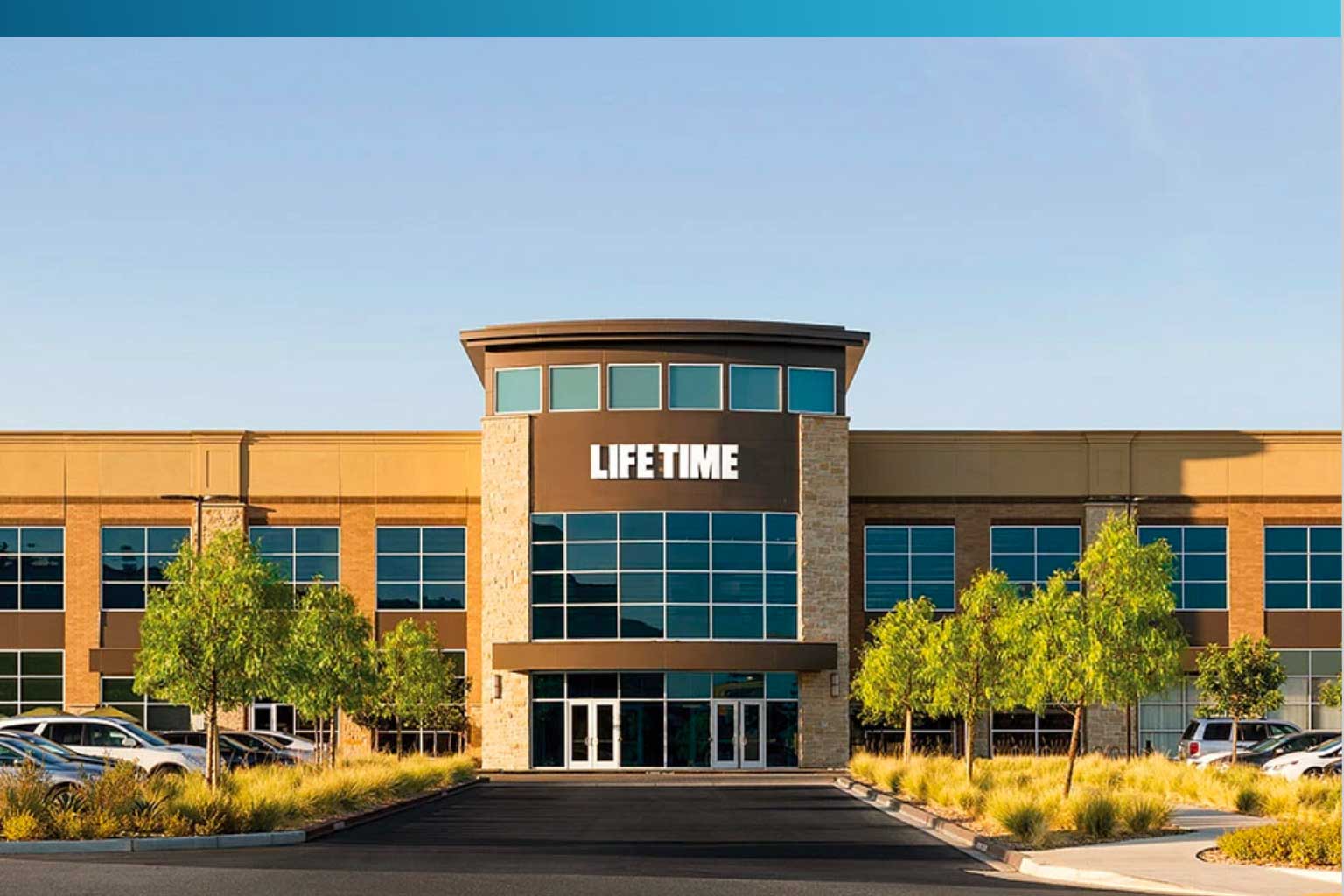 Exterior of a Life Time club