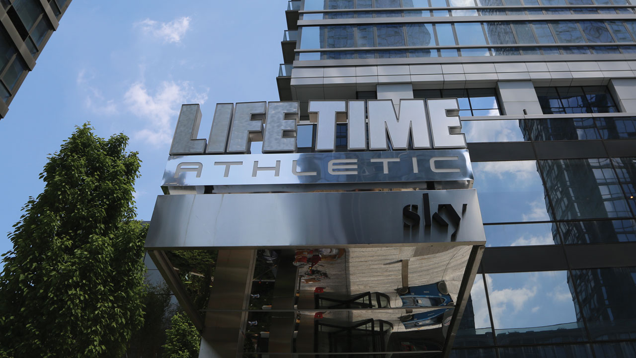 Exterior of Life Time, Sky