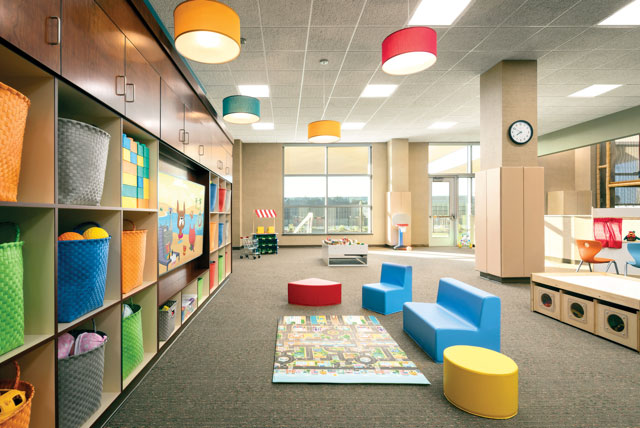 Indoor play area for kids