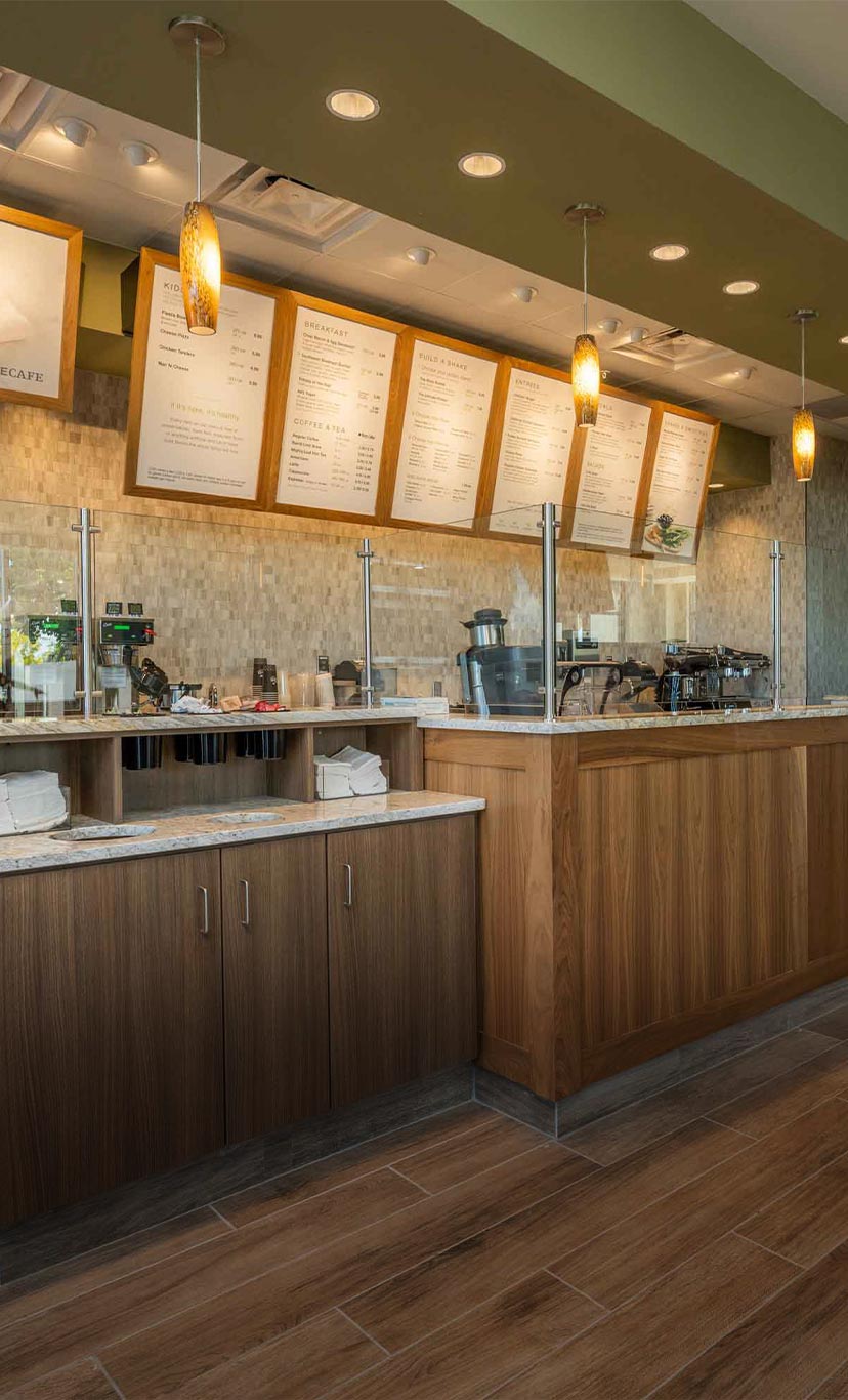 life cafe counter to order food