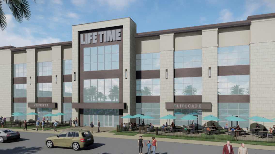 The exterior of Life Time Miami