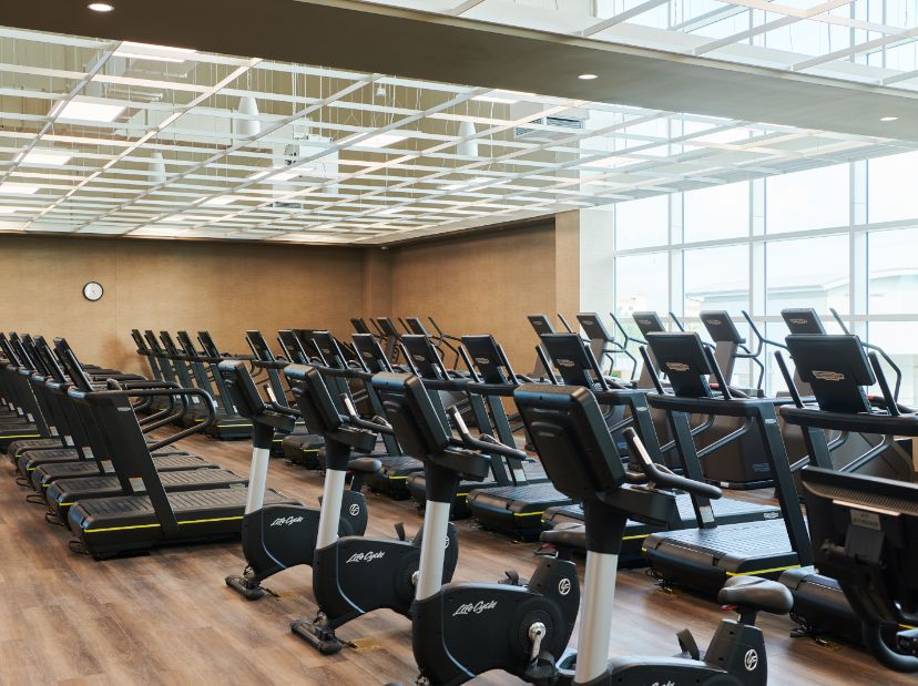 Cardio room at life time
