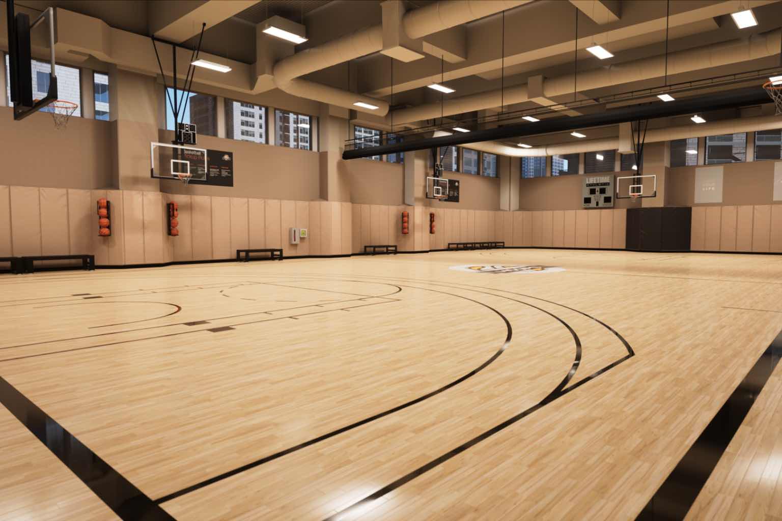 Luxury Health Club and Gym Life Time River North at One Chicago