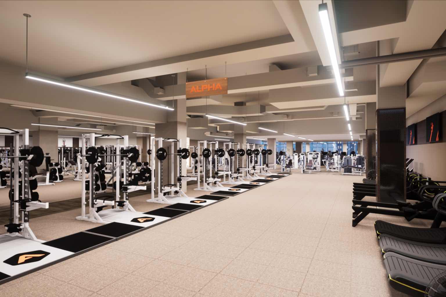 Luxury Health Club and Gym Life Time River North at One Chicago