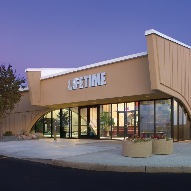 Building exterior at Life Time Bloomington South