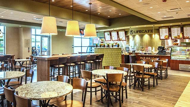 Seating at the LifeCafe