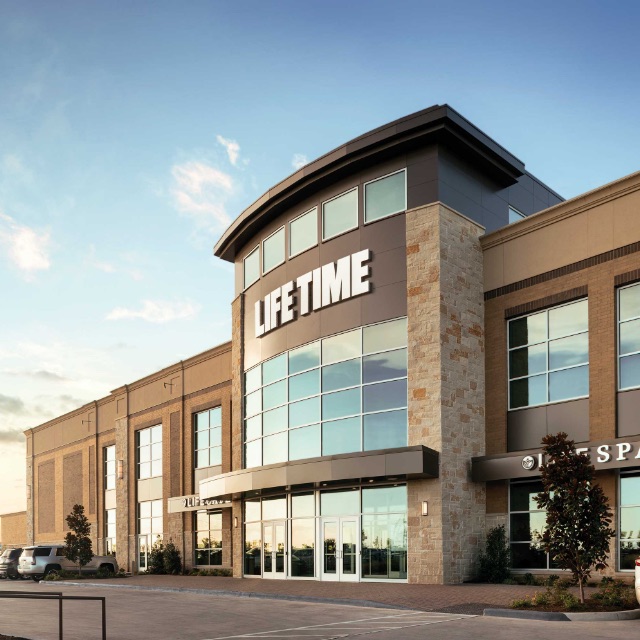 Building exterior at a Life Time Fort Worth Alliance