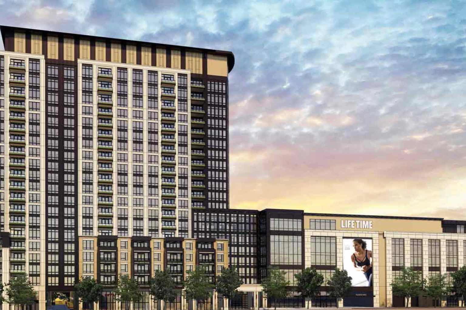 Exterior of Life Time Living Dallas Midtown